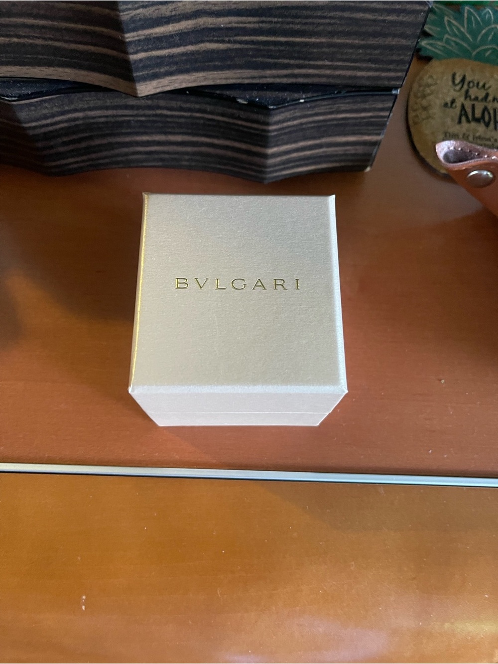 Brand new box from Bvlgari ring